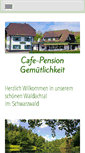 Mobile Screenshot of cafe-gemuetlichkeit.de